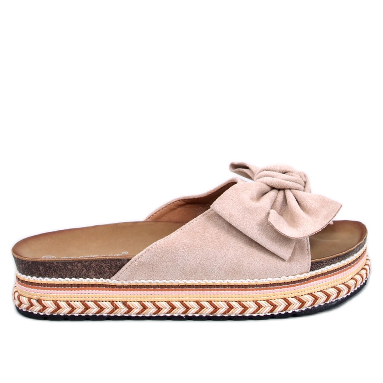 Sandály s vysokou podrážkou od Delair Beige béžový