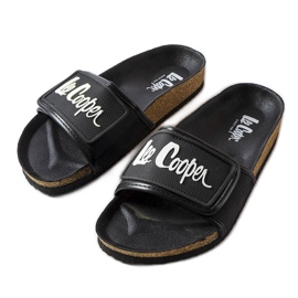 Černé pantofle Lee Cooper LCW-22-35-1189L černý