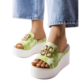 Havanna zelené klínové posuvníky zelená Havanna zelené klínové posuvníky zelená