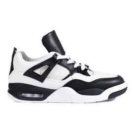 Černobílé tenisky se silnou podrážkou od Shelovet černá