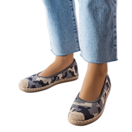 Šedé slip-on espadrilky od Benedum šedá