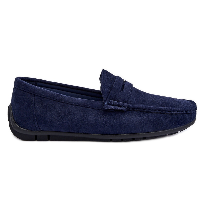 Pánské semišové mokasíny Wesley Navy modrý