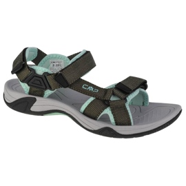 Sandály CMP Hamal Wmn Hiking Sandal 38Q9956-F854 zelené zelený