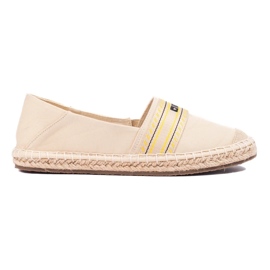 Béžové dámské espadrilky Big Star LL274895 béžový Béžové dámské espadrilky Big Star LL274895 béžový