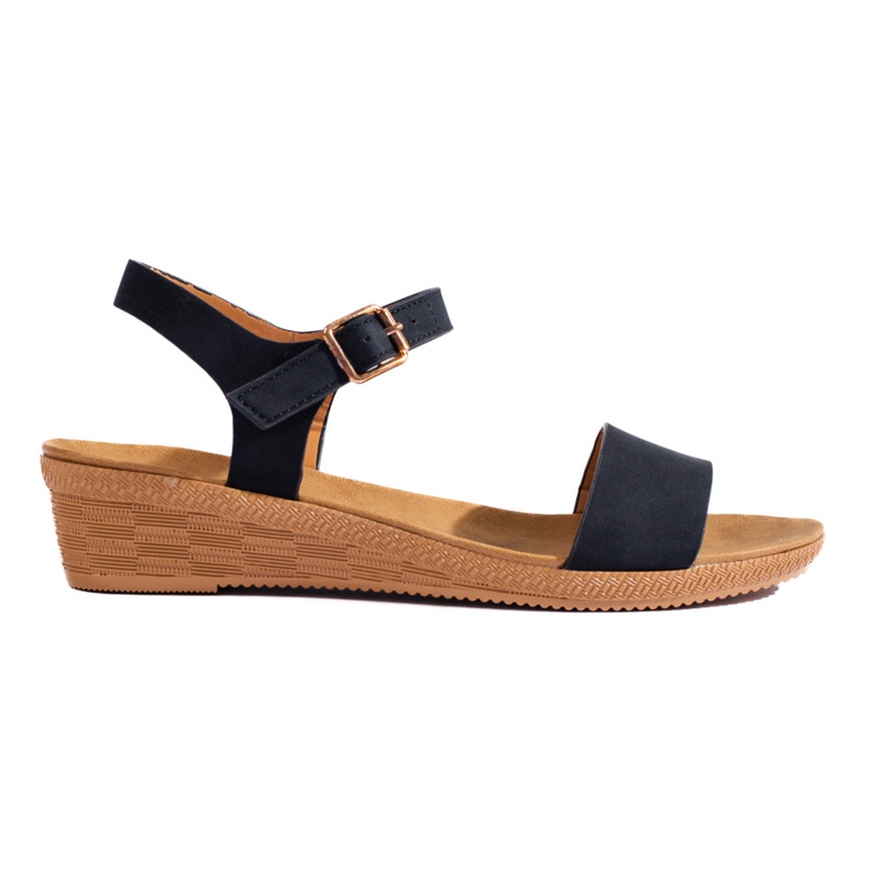 Dámské sandály na platformě černé Shelovet černá