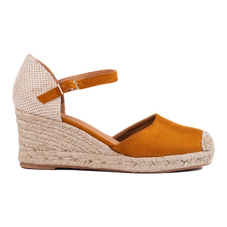 Dámské espadrilky na velbloudím klínu Shelovet hnědý