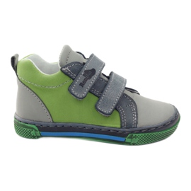 Ren But Kožená chlapci chlapců 1429 Grey/Green Ren, ale šedá
