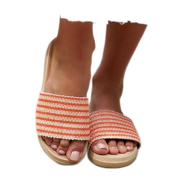 Oranžové tkané skluzavky Capovalle oranžový