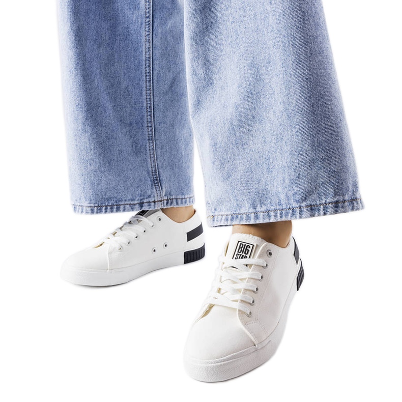 Bílé tenisky Big Star LL274039 bílý