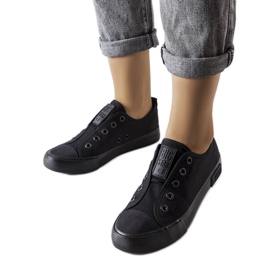 Černé slip-on tenisky od Big Star LL274161 černý