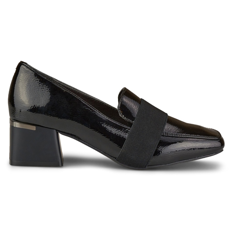 La.Fi Lakované lodičky na nízkém podpatku černá La.Fi Lakované lodičky na nízkém podpatku černá