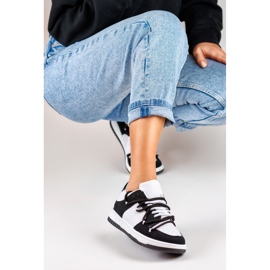 Černobílé dámské sportovní boty vícebarevný