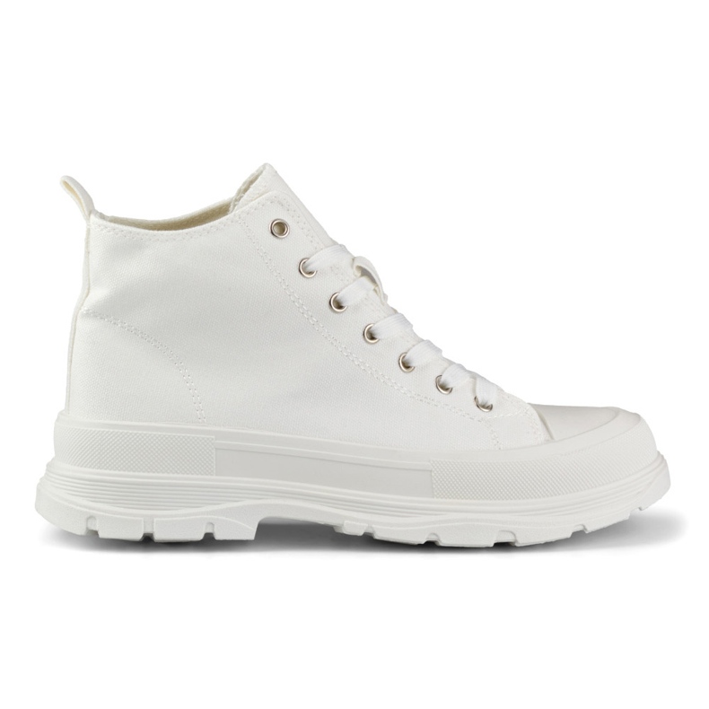 Bílé tenisky nad kotník bílý Bílé tenisky nad kotník bílý