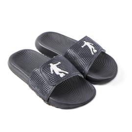 Dětské černé gumové pantofle z Atén černá Dětské černé gumové pantofle z Atén černá