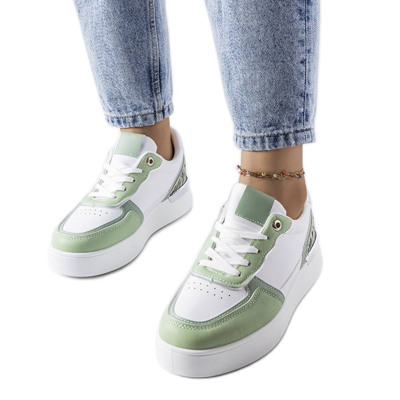 Zelené tenisky na platformě Tooele zelená Zelené tenisky na platformě Tooele zelená