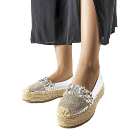 Stříbrné espadrilky s kubickou zirkonií od Lauro stříbro