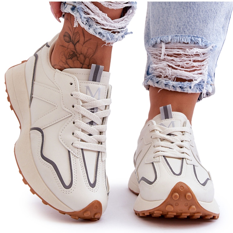 FJ1 Dámská sportovní obuv Béžová Faro bílý FJ1 Dámská sportovní obuv Béžová Faro bílý