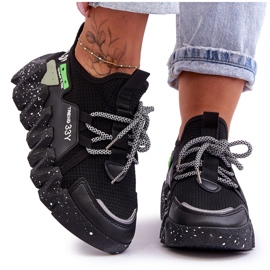 PS1 Černé nazouvací tenisky Evolution Fashion černý