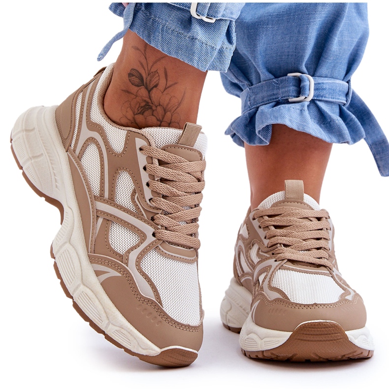 FG2 Dámská sportovní obuv Béžová Contiro béžový