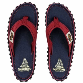 Žabky Gumbies Islander Navy Coast 708210945547 červené