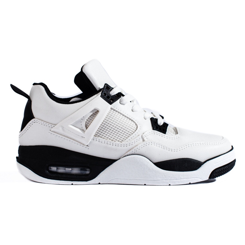 Černobílé tenisky se silnou podrážkou od Shelovet bílý