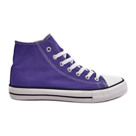 FR1 Dámské klasické vysoké tenisky Purple Remos fialová