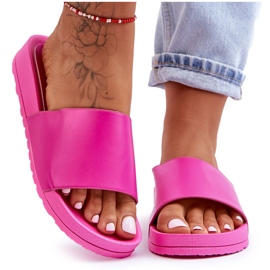 Klasické dámské pantofle Fuchsia Rolien růžový