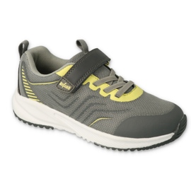 Befado mládežnické sporty se suchým zipem 516Q210 šedý šedá Befado mládežnické sporty se suchým zipem 516Q210 šedý šedá