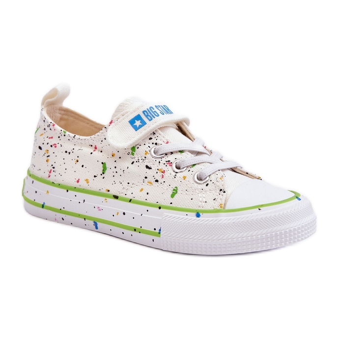 Dětské tenisky na suchý zip Big Star LL374062 White bílý