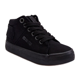 Dětské klasické vysoké tenisky Big Star LL374001 Black černá