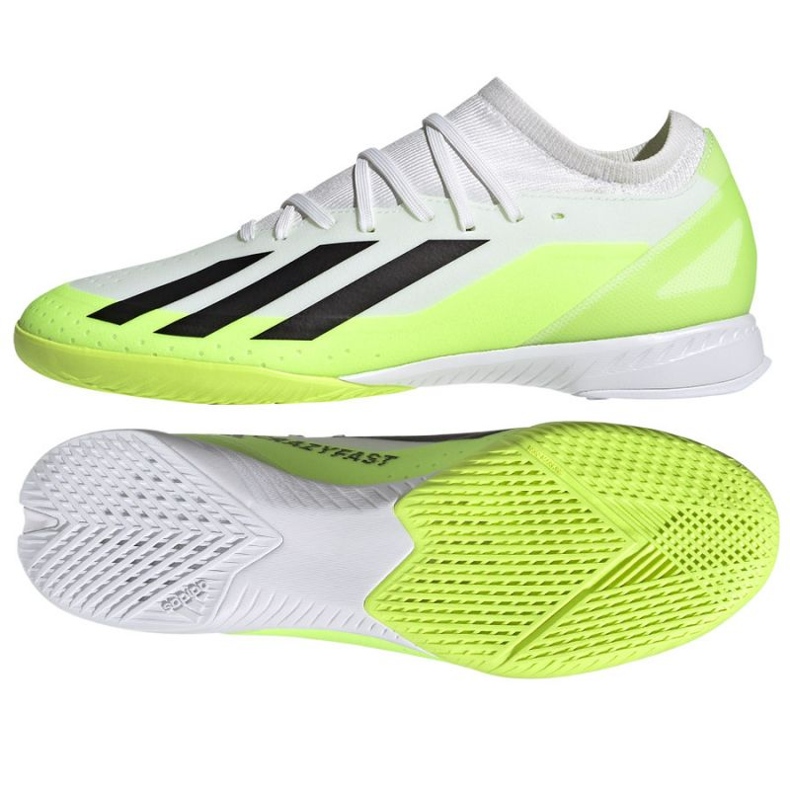 Kopačky Adidas X Crazyfast.3 In M ID9340 bílý bílý Kopačky Adidas X Crazyfast.3 In M ID9340 bílý bílý