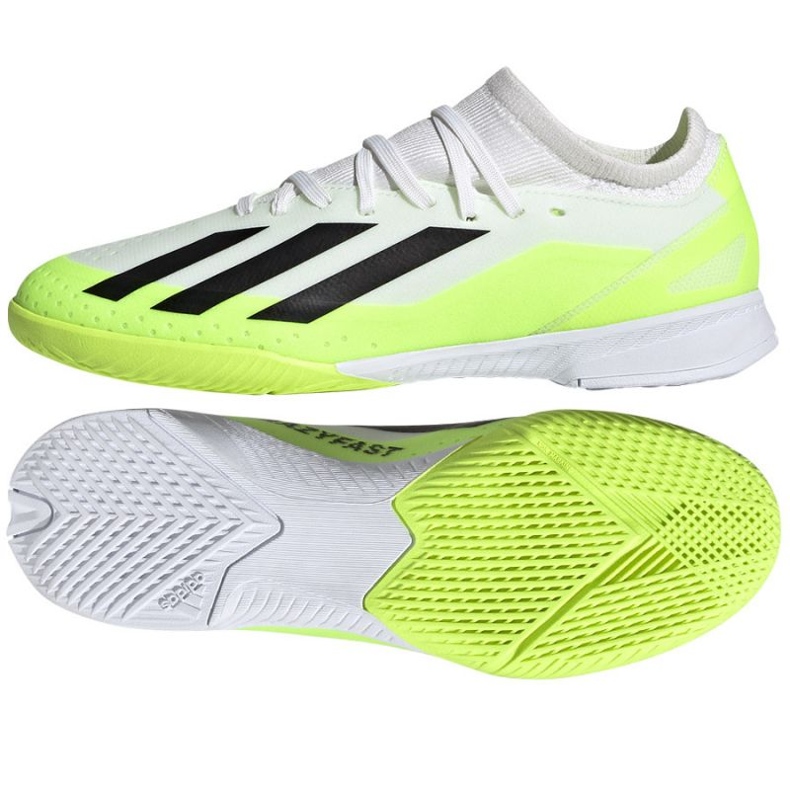 Kopačky Adidas X Crazyfast.3 In Jr IE1563 bílý bílý