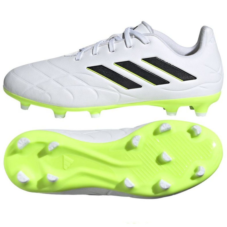 Boty adidas Copa PURE.3 Fg Jr HQ8989 bílý bílý Boty adidas Copa PURE.3 Fg Jr HQ8989 bílý bílý