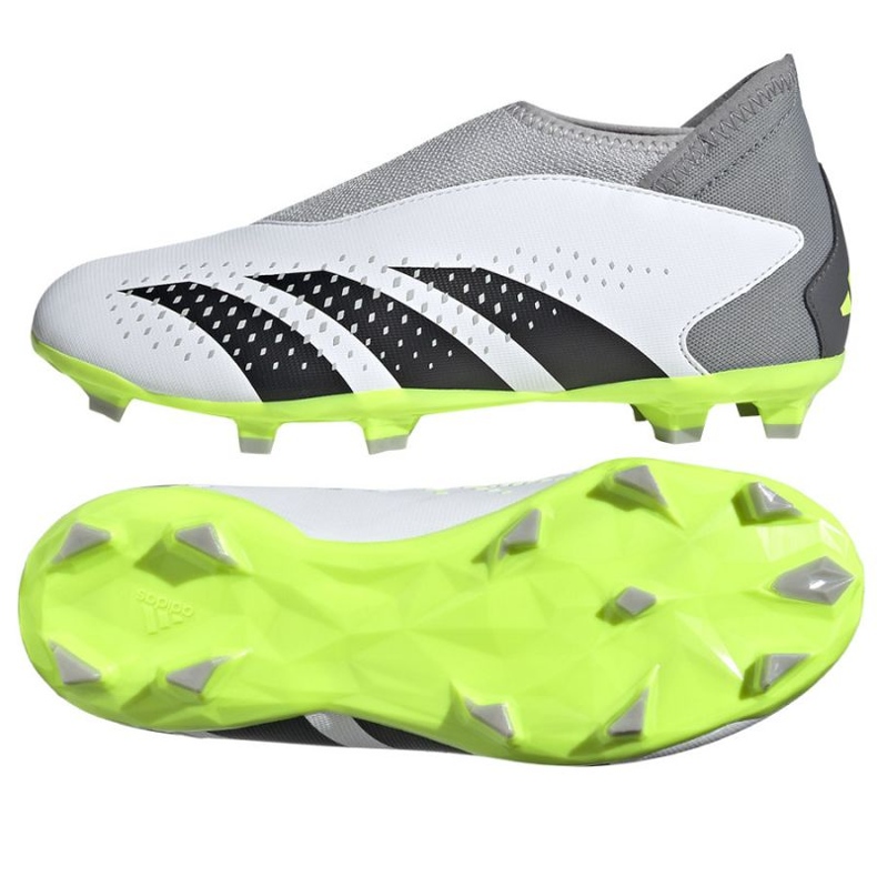 Boty adidas Predator Accuracy.3 Ll Fg Jr IF2265 bílý bílý