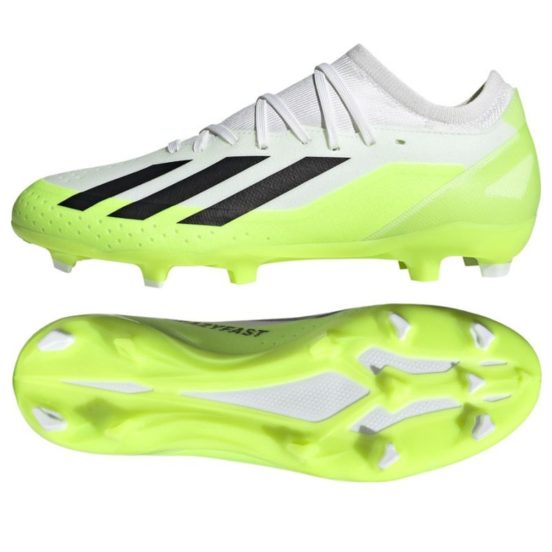 Boty adidas X CRAZYFAST.3 Fg M HQ4534 bílý bílý Boty adidas X CRAZYFAST.3 Fg M HQ4534 bílý bílý