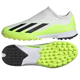 Boty adidas X CRAZYFAST.3 Ll Tf Jr IE1499 bílý bílý