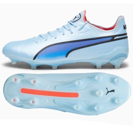 Kopačky Puma King Ultimate FG/AG M 107563-02 stříbro odstíny šedé