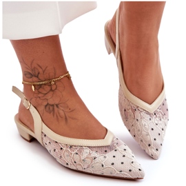 PG1 Dámské balerínky Béžová Adore béžový