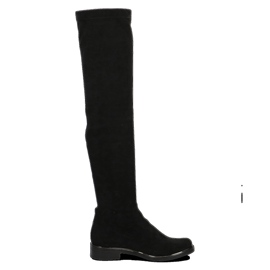Dámské boty přes koleno Stretch Black Caprice 25510-41 044 černý