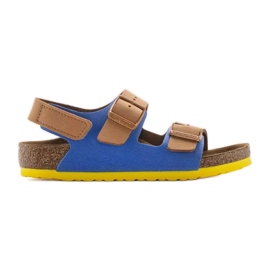 Sandály Birkenstock Milano Hl Jr 1024384 modrý Sandály Birkenstock Milano Hl Jr 1024384 modrý
