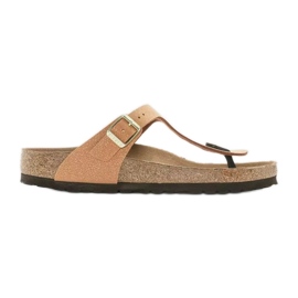 Pantofle Birkenstock Gizeh Bs W 1025062 hnědý