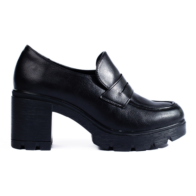 W. Potocki Černé boty na podpatku značky Potocki černá