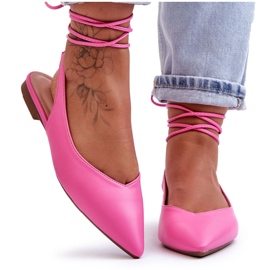 PG1 Dámské vázané baleríny růžové Lilly Ann růžový PG1 Dámské vázané baleríny růžové Lilly Ann růžový