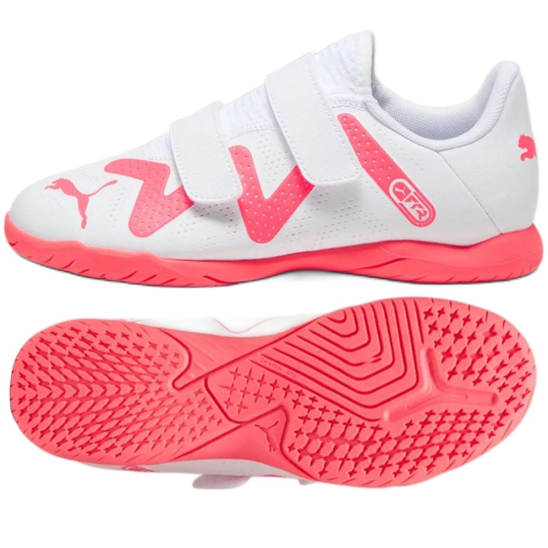 Kopačky Puma Future Play It V Jr 107395-01 bílý bílý