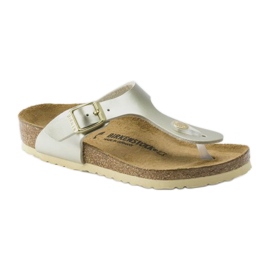 Pantofle Birkenstock Gizeh Bs Jr 1015592 žlutá