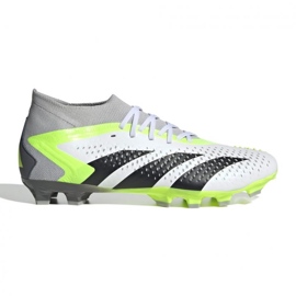 Kopačky Adidas Predator Accuracy.2 Mg M IE9486 bílá, šedá bílý