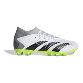 Kopačky Adidas Predator Accuracy.3 Mg M IE9484 bílá a šedá bílý