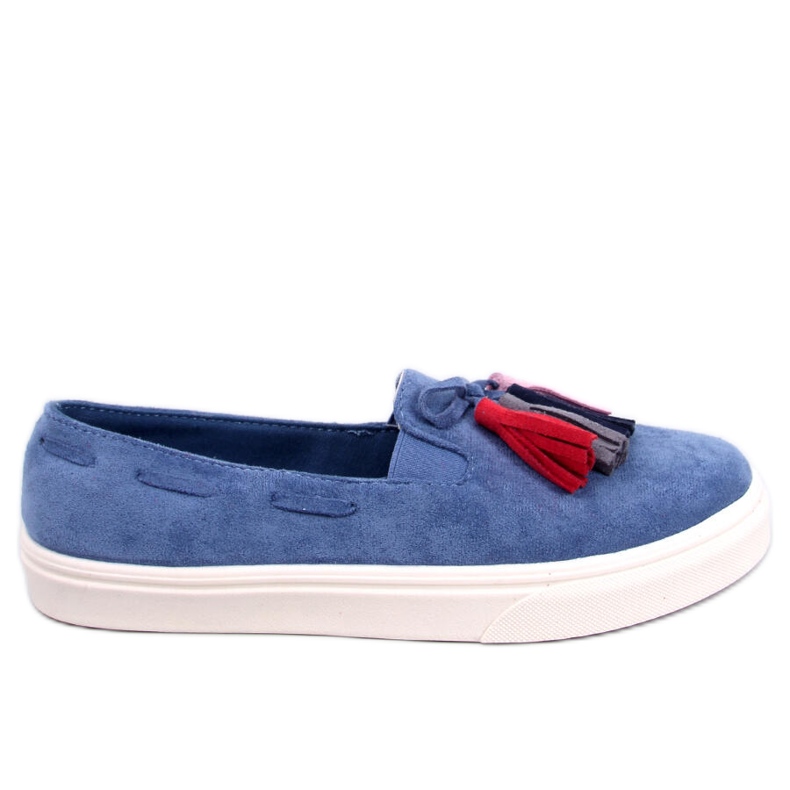 Tenisky s třásněmi Salma Jeans modrý Tenisky s třásněmi Salma Jeans modrý