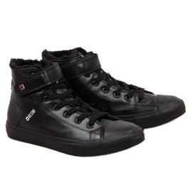 Pánské zateplené černé tenisky Big Star Y174020F černý