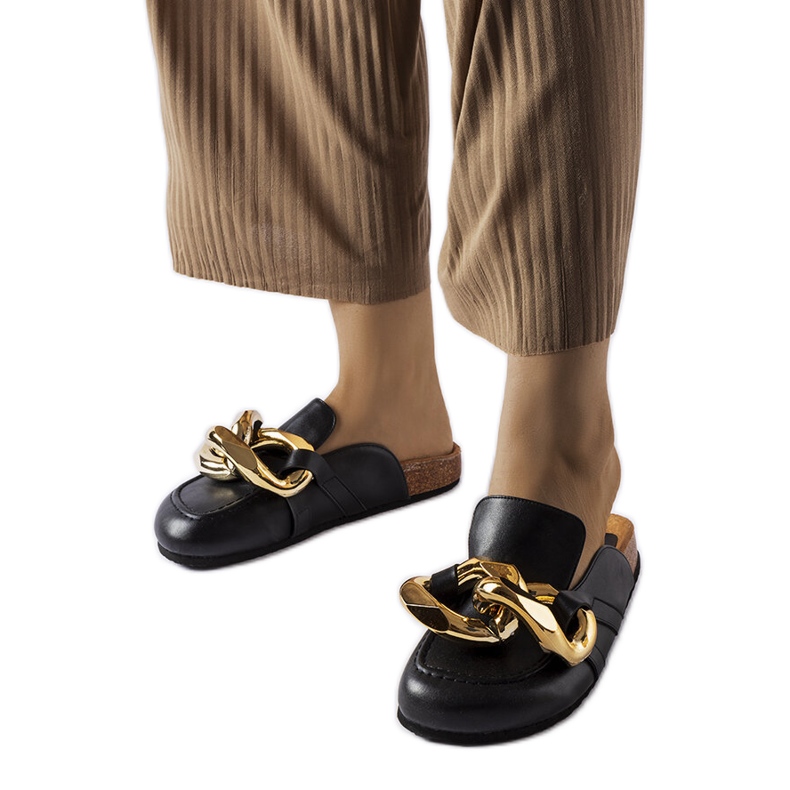 Černé řetízkové posuvníky od Christelle černá